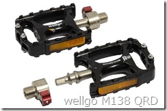 wellgo M138 QRD フラットペダル